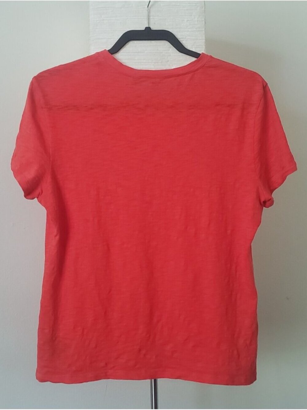 Theory 100% Cotton Coral Slim Fit Slub Tee XL (Fits M/L) - Picture 5 of 11